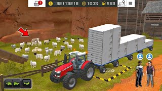 Fs18 Sell Wool ProcessFarming Simulator 18 Gameplay Timelapse fs18 [upl. by Atinwahs]