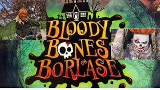 Checking Out Bloody Bones On Borlase Haunted House In Saskatoon Saskatchewan Tons Of Animatronics [upl. by Atikim692]