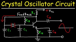 Colpitts Crystal Oscillator Circuit [upl. by Pollak]