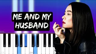 Mitski  Me And My Husband Piano tutorial [upl. by Hatti962]