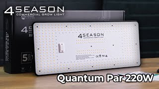 4SEASONS QUANTUM PAR 220w LED Grow Light  Herbal House [upl. by Map]