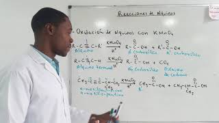 Oxidación de Alquinos con KMnO₄  Reacciones de Alquinos [upl. by Alehc840]