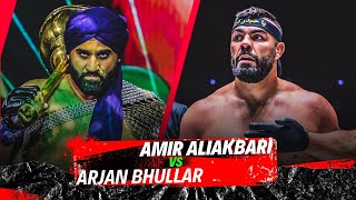 AMIR ALIAKBARI VS ARJAN BHULLAR [upl. by Ybab]