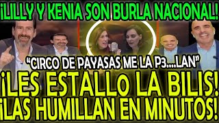 ¡SON BURLA NACIONAL LILLY Y KENIA LES ESTALL0 LA BILIS VIDEGARAY Y ESTACA SE CAG4N DE RISA quotPAYASAS [upl. by Salohcim84]