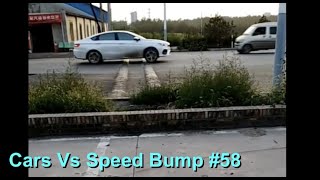 Cars Vs Speed Bumps 58  Double Speed Bumps [upl. by Knutson145]