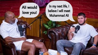 Khabib Tells Mike Tyson He Will Meet Muhammad Ali In Next Life 😊 [upl. by Shetrit]