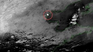 Китай взрыв 2015 в Тяньцзинь вид из космоса China Tianjin explosion seen from space VIDEO FOTO [upl. by Odnalref]