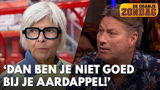 Sander de Kramer hoort uitspraken van coach Ajax Vrouwen Dan ben je niet goed bij je aardappel [upl. by Beatrisa]