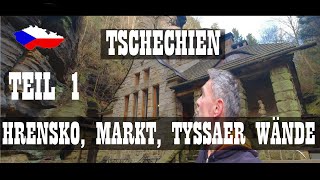 Auf nach Tschechien  Tschechen Markt und Tyssaer Wände Urlaub in der Tschechische Republik Teil 1 [upl. by Narat]