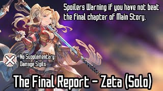 GBF Relink The Final Report Proud  Zeta Solo [upl. by Laban81]