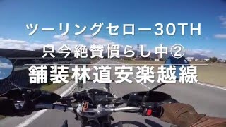 ツーリングセロー30th只今絶賛慣らし中②〜舗装林道安楽越線〜 [upl. by Calysta927]