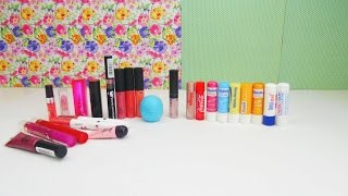 Kathis Lippenstift Sammlung  Lippentstift Collection Haul DIY  deutsch [upl. by Solley]