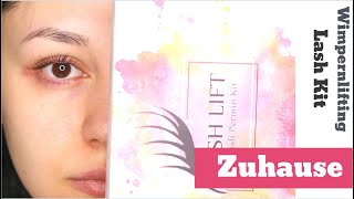 Wimpernlifting Zuhause mit Lash Kit von Amazon [upl. by Godred]