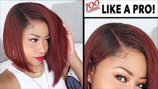 EASY HOW TO INSTALL LACE WIGS ➟ NO Glue NO Sew NO Band [upl. by Etnasa]