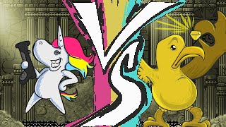 quotUNICHROME A 1Bit Unicorn Adventurequot  Gold Griffin Boss Battle SPOILER ALERT [upl. by Sakul]