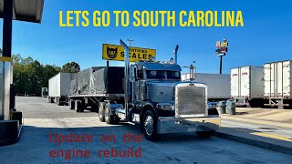 Go trucking with me to South Carolina 🇺🇸 A day in the life of an American Trucker [upl. by Aydiv640]