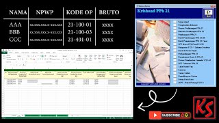 Ekspor Data PPh 2126 Dari Krishand PPh 21 [upl. by Laoj]