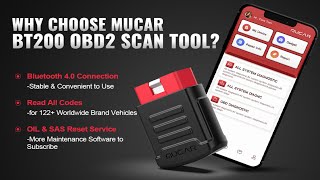 Mucar BT200 Bluetooth OBD2 Scanner The Best Way to Diagnose Your Car’s Problems [upl. by Targett533]