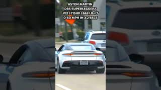 🔥Aston Martin DBS Superleggera Supercar Acceleration amp Quick Specs📋 [upl. by Tabor]