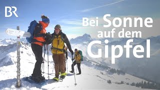 Wandern amp Bergsteigen im Winter Auf Schneeschuhen durchs Kleinwalsertal  BergaufBergab  BR [upl. by Coltin13]