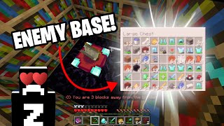 RAIDING STACKED NETHER BASE  ENCHANTING 100 XP In Lifeboat Survival Mode Minecraft SMP [upl. by Ahseina568]