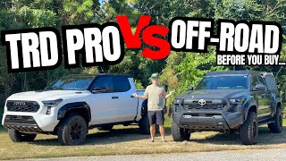 Cant Decide 2024 Toyota Tacoma TRD Pro Vs TRD OffRoad  Which One Should You Choose [upl. by Ahsiret]