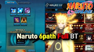 Naruto Online Naruto 6path Full BT Hard or Easy [upl. by Ttelracs]