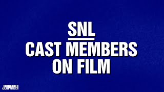 SNL Cast Members on Film  Category  JEOPARDY [upl. by Lothar]