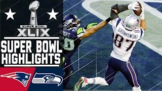 Super Bowl XLIX Patriots vs Seahawks highlights [upl. by Duntson]