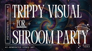 4K UHD Trippy AI Visuals for Shroom Trip  Perfect for Watching While High [upl. by Ahtoelc]