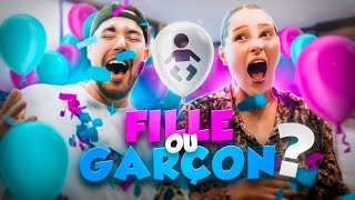 Fille ou garçon  Gender reveal de notre deuxième bébé 🥹❤️ [upl. by Nilknarf]