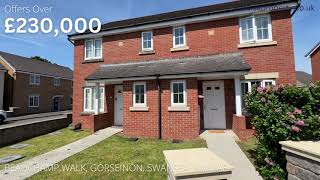 SA Property Tour  SAP0812  34 BEAUCHAMP WALK GORSEINON SWANSEA SA4 6AE [upl. by Harolda]