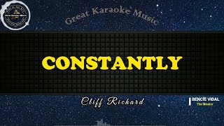 Constantly KARAOKE Cliff Richard [upl. by Nepsa]