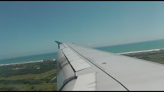 Interjet Airbus A320 landing in Acapulco from Mexico City  Sep 8 2015 [upl. by Ahsratan]