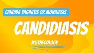 Candidiasis Or Moniliasis Or Candida Vaginitis gynecology gynecologylecture lecture [upl. by Adorl]