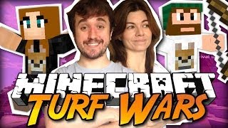 É NO VERMELHO  Minecraft Turf Wars 02 [upl. by Martineau]