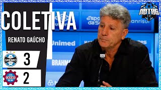 AO VIVO COLETIVA RENATO GAÚCHO  PÓS JOGO  GRÊMIO 3 x 2 Caxias  Campeonato Gaúcho 2024 [upl. by Weldon]