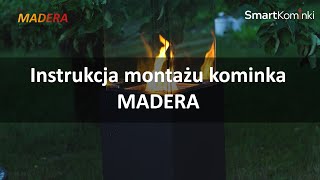 Instrukcja montażu kominka zewnętrznego Madera  sprawdź nowy model 2024  Madera PRO [upl. by Aissilem]