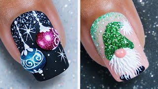 New Christmas Nail Art Ideas 2023  Best Compilation For Short Nails [upl. by Retsam]