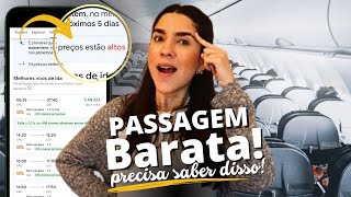 Segredo da PASSAGEM AÉREA BARATA revelado Melhor dia e hora Fique por dentro [upl. by Maxey]