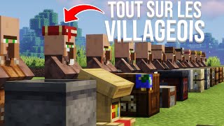 TOUT SAVOIR SUR LES VILLAGEOIS  Minecraft astuces [upl. by Deeann723]