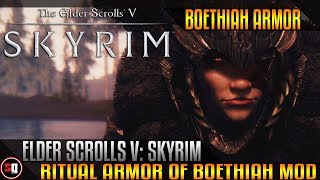 The Elder Scrolls V Skyrim  Ritual Armor Of Boethiah Mod [upl. by Maillil]