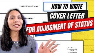 How To Write Cover Letter for Form I485 I864 I131 I765  Adjustment of Status Packet [upl. by Yemane]