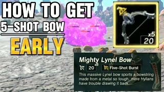 How to get a 5 shot bow early  totk 5 shot bow [upl. by Aissila]