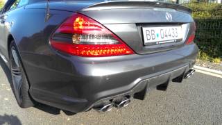 Sportauspuff Mercedes Benz SL 63 AMG V8 by asgsound [upl. by Beal74]