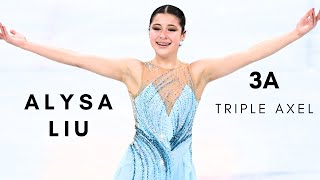 Alysa LIU TRIPLE AXEL 3A [upl. by Achilles]