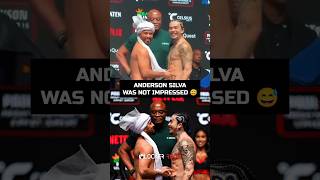 Anderson Silva was not impressed with the Face off antics between Neeraj Goyat and Whindersson Nunes [upl. by Furtek]