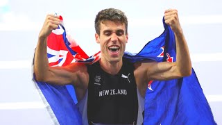 Paris 2024 Olympics New Zealand’s Kerr wins gruelling men’s high jump [upl. by Drabeck]