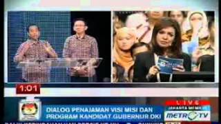 Jokowi Ahok  Debat Cagub DKI Jakarta 2012  Jakarta Memilih quotTHE FINAL ROUNDquot [upl. by Lowrie]