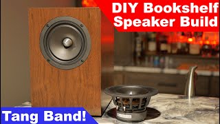 DIY Full Range Bookshelf Speaker Build Guide With Tang Band Drivers  How To Build Your Own Speakers [upl. by Nomolas]